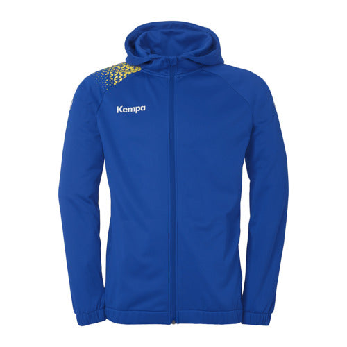 Ambition 28 Hooded jacket - royal/lime yellow