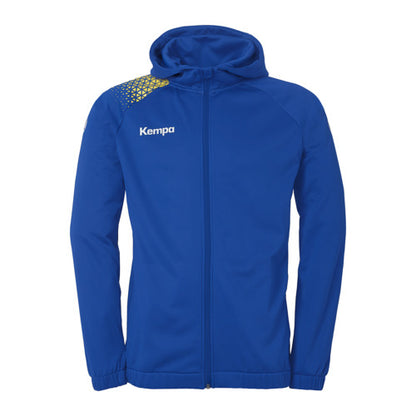 Ambition 28 Hooded jacket - royal/lime yellow