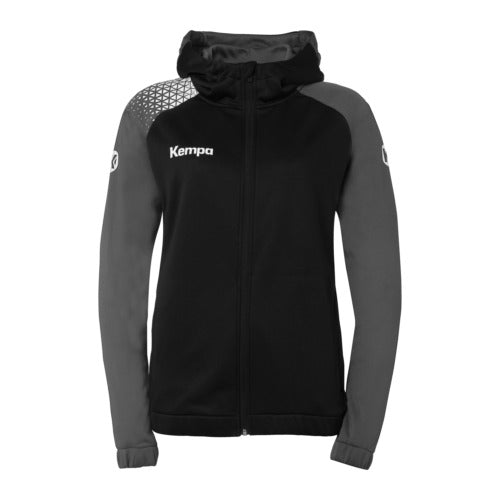 Ambition 28 Hooded jacket W - black/anthra
