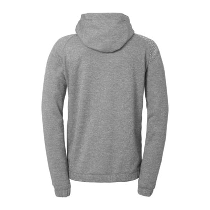 Ambition 28 Hooded jacket W - dark grey mélange/white