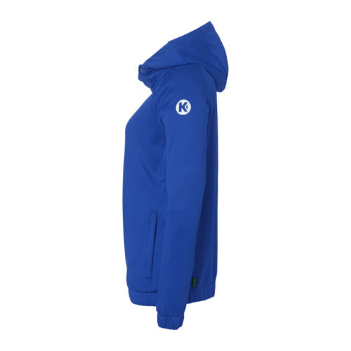 Ambition 28 Hooded jacket W - royal/lime yellow