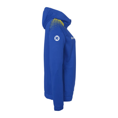Ambition 28 Hooded jacket W - royal/lime yellow