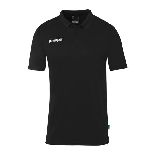 Poly polo shirt - black