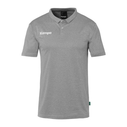 Poly polo shirt - dark grey mélange
