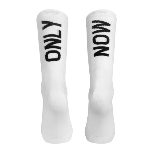 STMNT Socks Only Now - white/black
