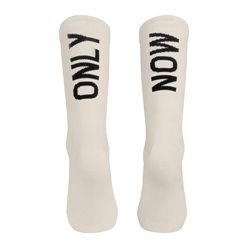 STMNT Socks Only Now - beige/black