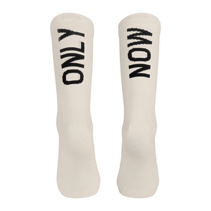 STMNT Socks Only Now - beige/black