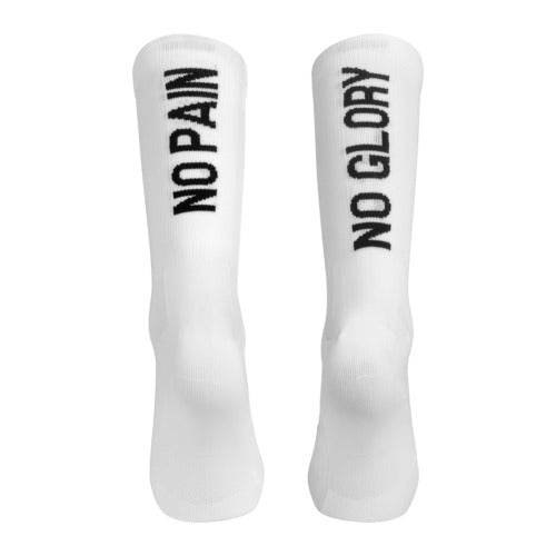 STMNT Socks No Pain No Glory - white/black