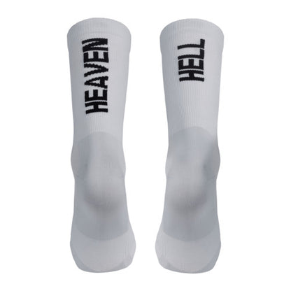 STMNT Socks Heaven Hell - silver grey/black