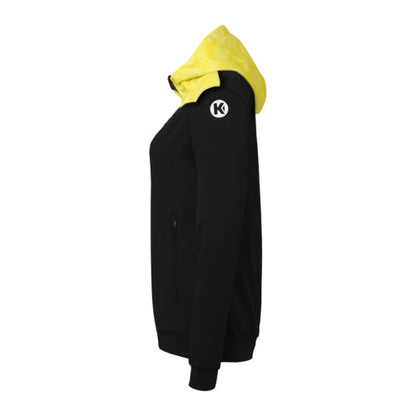 Athletics 29 Hooded jacket Women - black/lime yellow