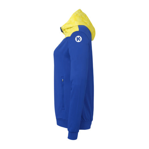 Athletics 29 Hooded jacket Women - royal/lime yellow