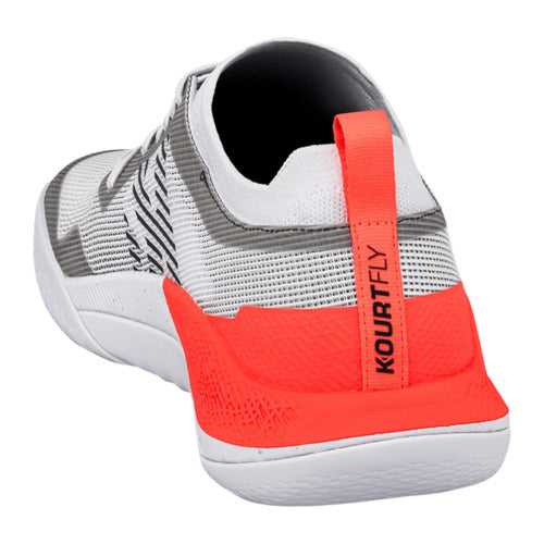 Kourtfly - white/black/fluo red