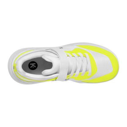 Kourtfly Kids - white/fluo yellow